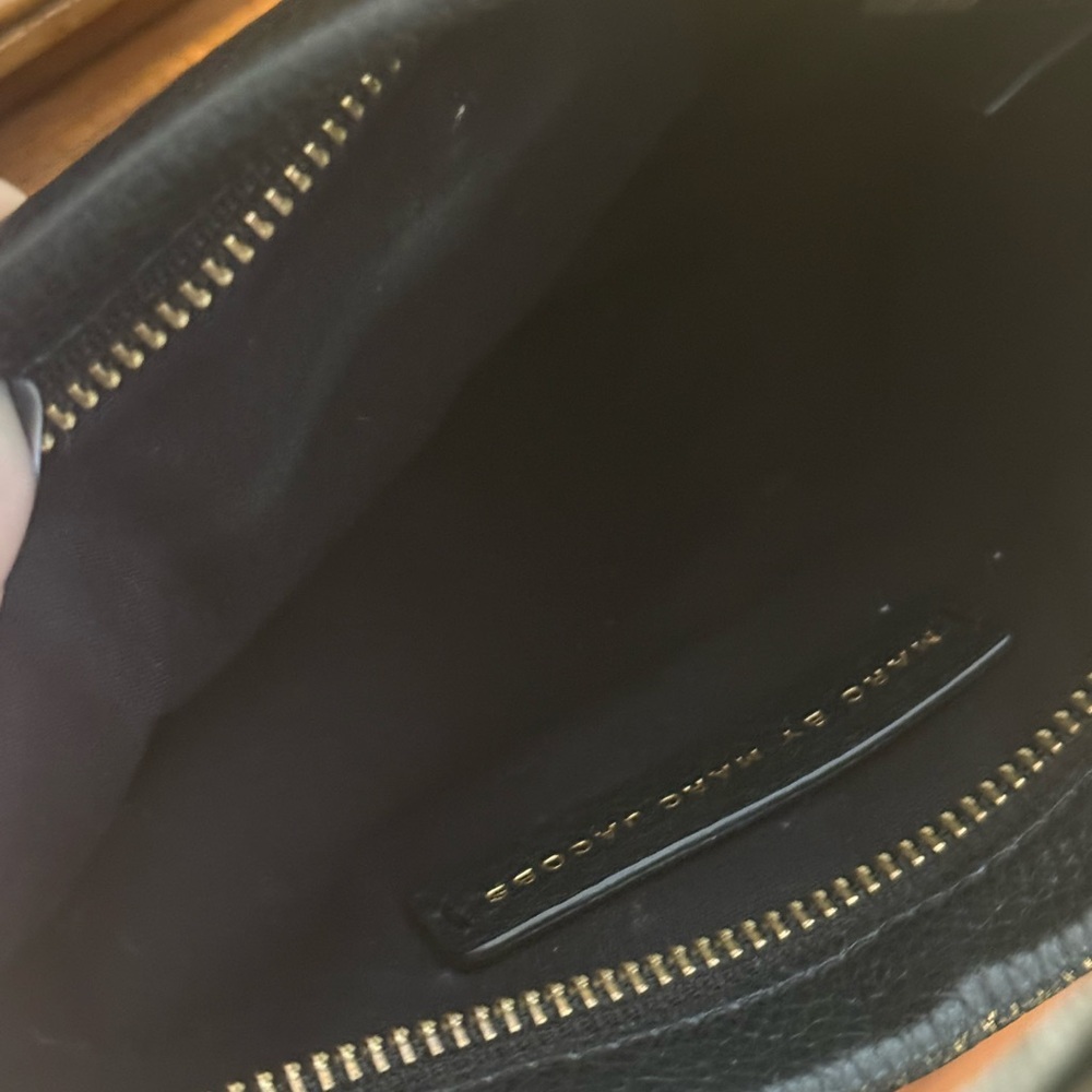 NWOT Marc by Marc Jacobs Q Percy Black Pebbled Leather Crossbody Mini Bag Purse - Picture 7 of 9